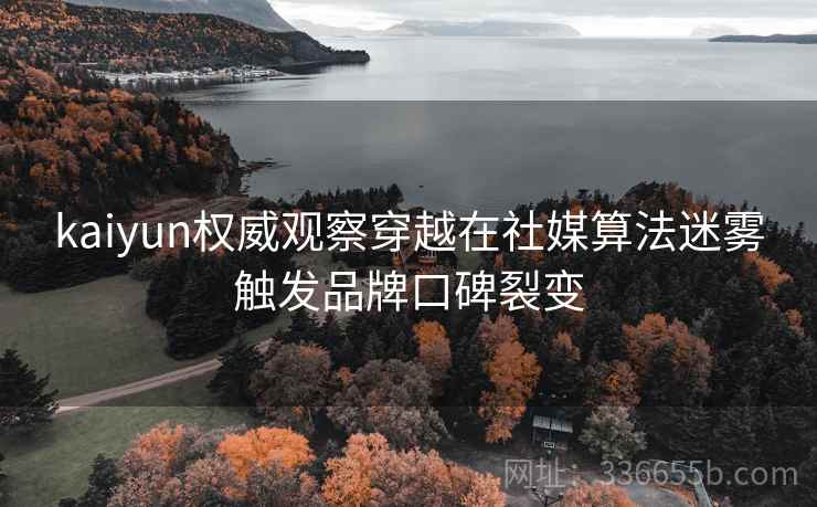 kaiyun权威观察穿越在社媒算法迷雾触发品牌口碑裂变